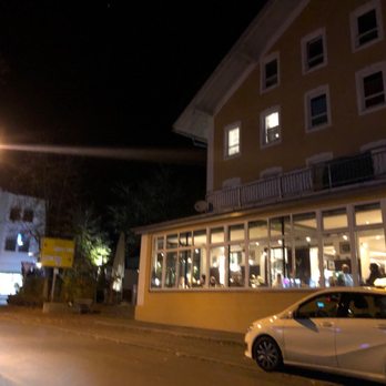 Braugasthof Falkenstein - Left side of the restaurant from car - Bavarian Near Me - Pfronten, BY