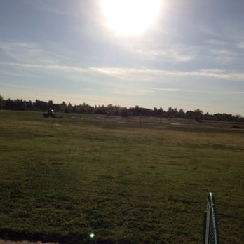 Bing Maloney Golf Course - Driving Range: I try my best to aim for the ball collector. - Golf Near Me - Sacramento, California