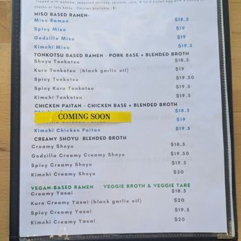 Shoki Ramen House - Menu 4 - Ramen Near Me - Sacramento, California Shoki Ramen House - Menu 4 - Ramen Near Me - Sacramento, California