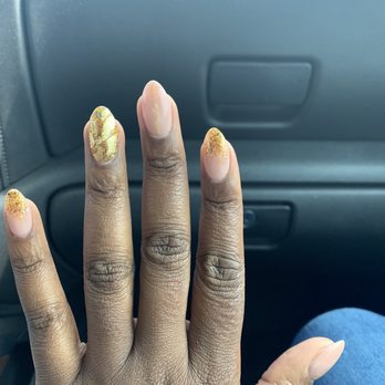 Venice Nails Spa - Almond fill set with design by nail technician Ty! - Nail Salons Near Me - Killeen, Texas Venice Nails Spa - Almond fill set with design by nail technician Ty! - Nail Salons Near Me - Killeen, Texas