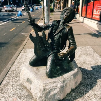 Jimi Hendrix Statue - Public Art Near Me - Seattle, Washington Jimi Hendrix Statue - Public Art Near Me - Seattle, Washington