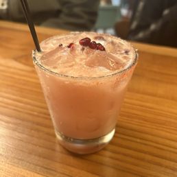 Pomegranate margarita!