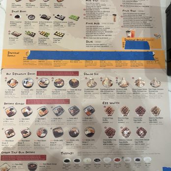 Meet Fresh - Menu as of 4/30/24 - Desserts Near Me - Cerritos, California