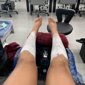 Grandlux Nails Spa - Grand Lux Pedi in progress - Waxing Near Me - Round Rock, Texas Grandlux Nails Spa - Grand Lux Pedi in progress - Waxing Near Me - Round Rock, Texas