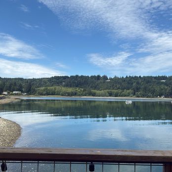 Barbie's Seabeck Cafe - View from our seat - Cafes Near Me - Seabeck, Washington