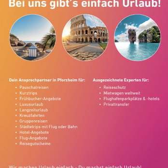 l'tur Reisebüro - Travel Agents Near Me - Pforzheim, BW