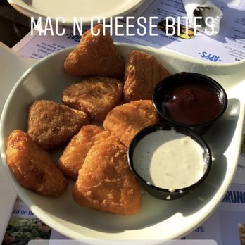 Rocks Lakeview - Mac n Cheese bites appetizer. To die for!!! - Sports Bars Near Me - Chicago, Illinois