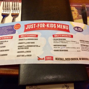 The Old Spaghetti Factory - Kids menu - Italian Near Me - Carmel, Indiana