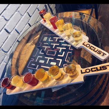 Locust Cider - Pac-Man table - Cideries Near Me - Woodinville, Washington Locust Cider - Pac-Man table - Cideries Near Me - Woodinville, Washington