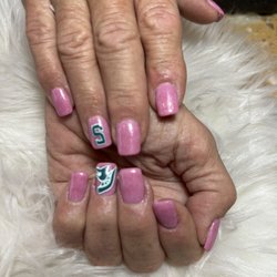 New Hollyood  Nails and Spa - Spartan Strong thanks to Kenny at Hollywood Nails!!