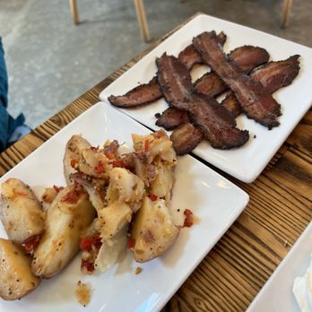 Hana Koa Brewing - Side bacon and potatoes - Breweries Near Me - Honolulu, Hawaii