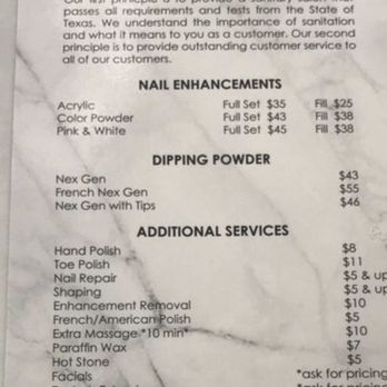 Beauty Nail Bar - Prices. 2.17.21 - Nail Salons Near Me - Cypress, Texas Beauty Nail Bar - Prices. 2.17.21 - Nail Salons Near Me - Cypress, Texas