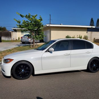 Car Stereo Connection - Rims painted gloss black - Car Stereo Installation Near Me - Anaheim, California