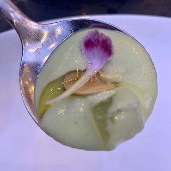 Allora - Melon and cucumber gazpacho. - Wine Bars Near Me - Sacramento, California