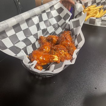 Fat Shack - BBQ Chicken was delish.  Wings were fresh and good - Sandwiches Near Me - Webster, Texas