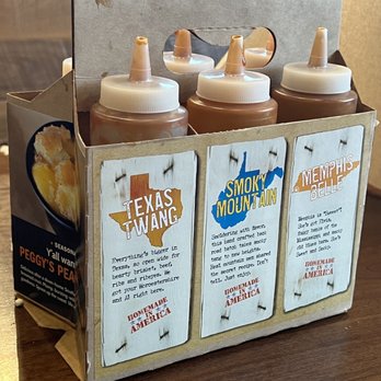 Mission BBQ - BBQ Sauces (other side) - Barbeque Near Me - Fairfax, Virginia