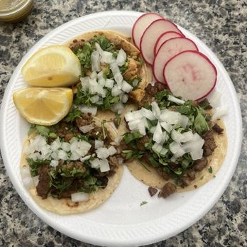 Eva's Tacos - 3 tacos with drink special 8.99 - Mexican Near Me - Downey, California