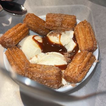 La Reforma Brewery - Churros with vanilla bean ice cream. - Breweries Near Me - Albuquerque, New Mexico
