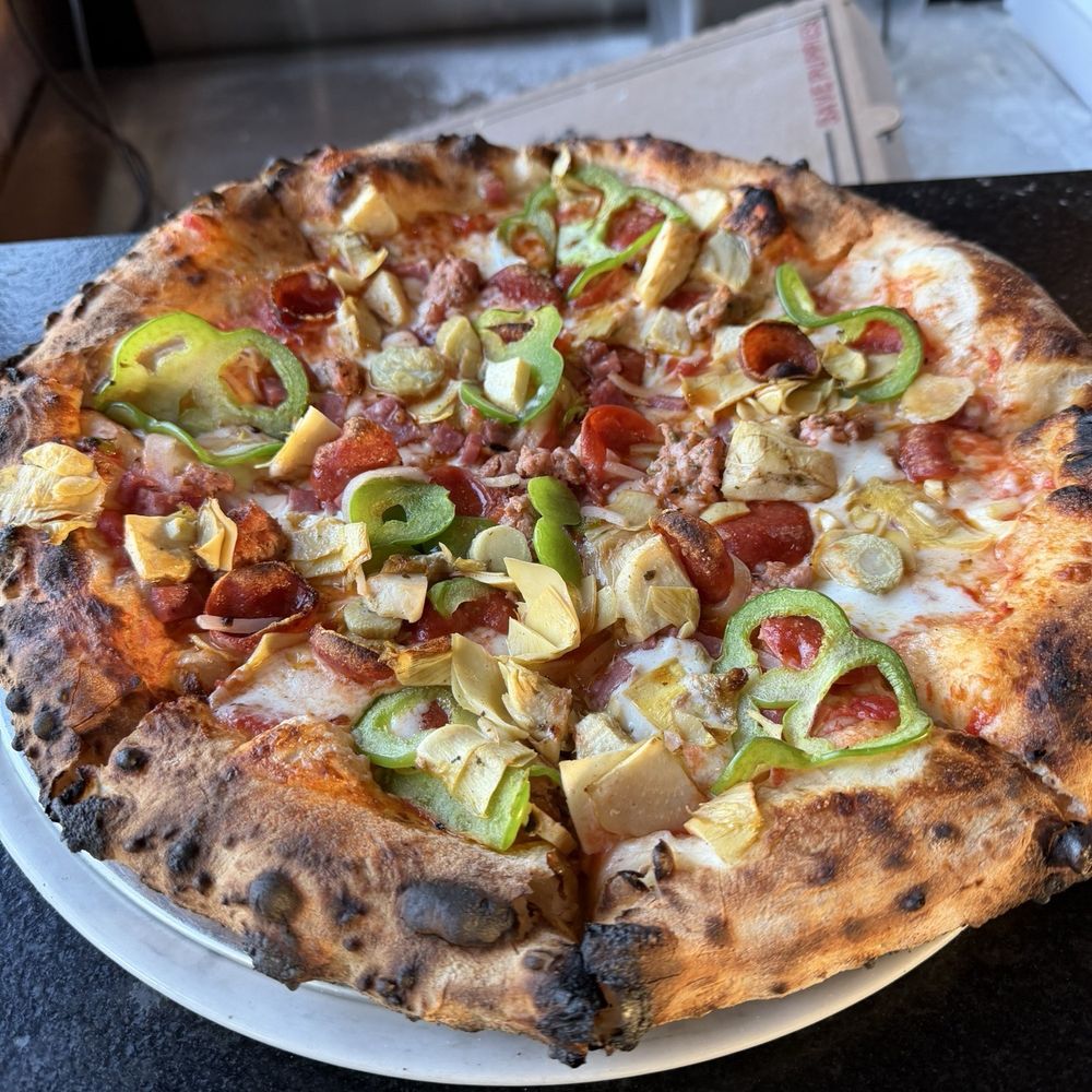 Pizza To The Rescue - Carne Amore (meat) - Pizza Near Me - Phoenix, Arizona Pizza To The Rescue - Carne Amore (meat) - Pizza Near Me - Phoenix, Arizona