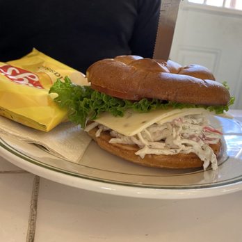 Chowder House - Monday's special, bowl of soup and crab sandwich (it was just imitation crab ) - Seafood Near Me - Fairbanks, Alaska Chowder House - Monday's special, bowl of soup and crab sandwich (it was just imitation crab ) - Seafood Near Me - Fairbanks, Alaska