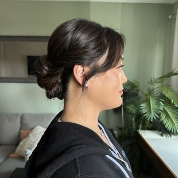 Grace Lin Make Up and Hair Studio - side profile of hair and makeup - by May - Makeup Artists Near Me - Pasadena, California Grace Lin Make Up and Hair Studio - side profile of hair and makeup - by May - Makeup Artists Near Me - Pasadena, California