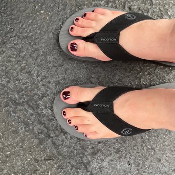 Get Nailed - Burgundy Pedicure - Nail Salons Near Me - Las Vegas, Nevada
