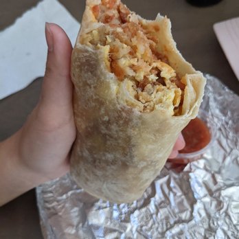 Phanny's - Half eaten breakfast burrito because I forgot to take a picture before I started lol. Such a big burrito - great deal. - Breakfast & Brunch Near Me - Redondo Beach, California Phanny's - Half eaten breakfast burrito because I forgot to take a picture before I started lol. Such a big burrito - great deal. - Breakfast & Brunch Near Me - Redondo Beach, California