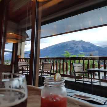Montana's BBQ & Bar - a view of the mountains - Steakhouses Near Me - Jasper, Alberta Montana's BBQ & Bar - a view of the mountains - Steakhouses Near Me - Jasper, Alberta