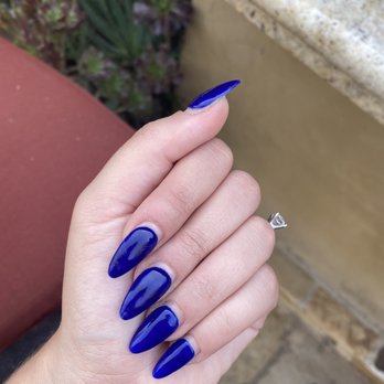 MV Nails and Spa - acrylic gel set after 3 weeks - Nail Salons Near Me - Baltimore, Maryland
