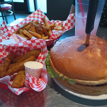 Big Jud's Meridian - Big Jud Special -- 1 lb. cheeseburger with fries & drink plus a side order of Fried Pickles - Burgers Near Me - Meridian, Idaho Big Jud's Meridian - Big Jud Special -- 1 lb. cheeseburger with fries & drink plus a side order of Fried Pickles - Burgers Near Me - Meridian, Idaho