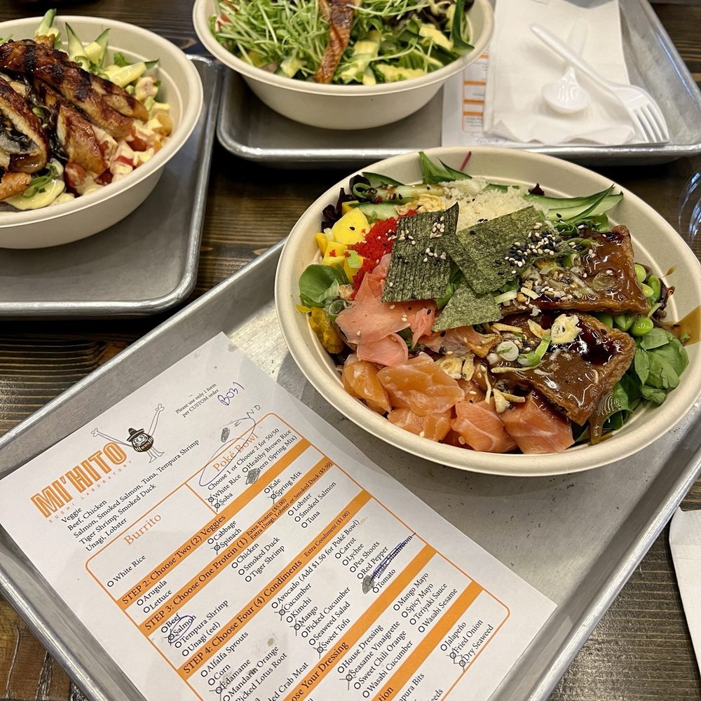 Build-your-own poke bowl Build-your-own poke bowl