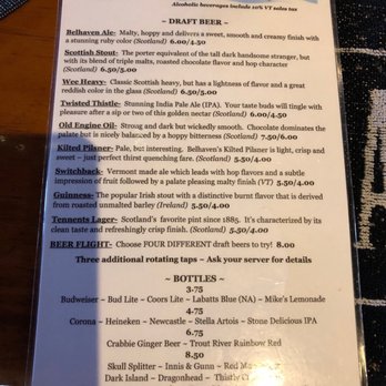 MacLaomainn's Scottish Pub - Pubs Near Me - Chester, Vermont