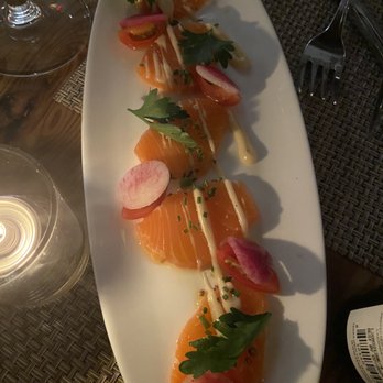 Southold Social - Salmon carpaccio - New American Near Me - Southold, New York Southold Social - Salmon carpaccio - New American Near Me - Southold, New York