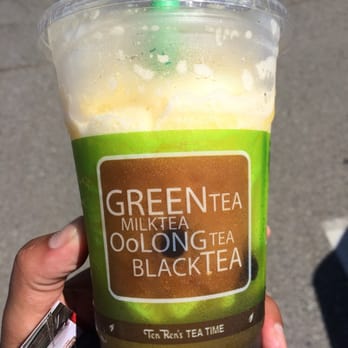 Ten Ren Tea - Passion Fruit Teazer with boba - Bubble Tea Near Me - Cupertino, California Ten Ren Tea - Passion Fruit Teazer with boba - Bubble Tea Near Me - Cupertino, California