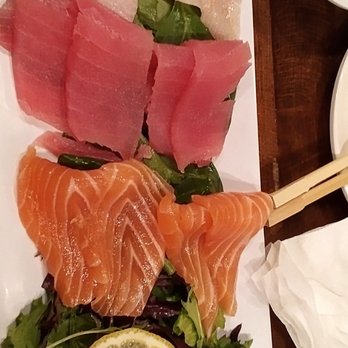 Sushi Asahi - Chef's sashimi special yellow tail, tuna, salmon - Sushi Bars Near Me - Riverside, California