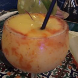 Mango margarita and cucumber margarita Mango margarita and cucumber margarita