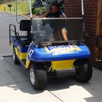 Bush's Visitor Center - I'm not sure I was suppose to be on this cart but I also cannot be left unattended. - Visitor Centers Near Me - Dandridge, Tennessee Bush's Visitor Center - I'm not sure I was suppose to be on this cart but I also cannot be left unattended. - Visitor Centers Near Me - Dandridge, Tennessee