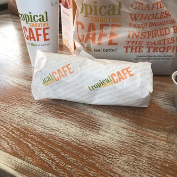 Tropical Smoothie Cafe - Caribbean jerk wrap & Bahama mama smoothie - Juice Bars & Smoothies Near Me - El Paso, Texas