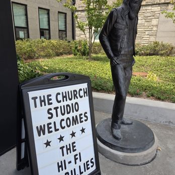 Church Studio - Life-sized statue of Leon Russell ready to greet you! - Recording & Rehearsal Studios Near Me - Tulsa, Oklahoma Church Studio - Life-sized statue of Leon Russell ready to greet you! - Recording & Rehearsal Studios Near Me - Tulsa, Oklahoma