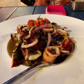 EVOO & Lemon - Grilled Calamari - Mediterranean Near Me - Millburn, New Jersey