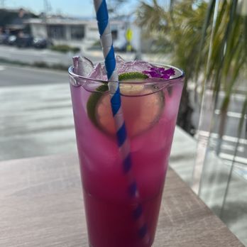 Beeside Balcony - Prickly Pear Lemonade - Mediterranean Near Me - Del Mar, California