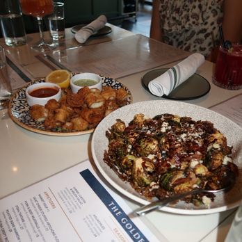 The Goldfinch - Brussels Sprouts and Calamari - New American Near Me - Irvine, California