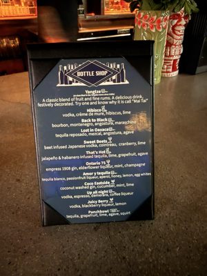 Menu photo 1 Bottle Shop Ontario, CA