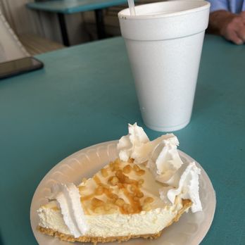 Sunset Grille - Salted caramel pie- delicious dessert - Seafood Near Me - Pensacola, Florida Sunset Grille - Salted caramel pie- delicious dessert - Seafood Near Me - Pensacola, Florida