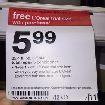 Target - Buy at full price and get a FREE trial size.It DOESN'T say limit one per guest,customer,or transaction! If so I would do several - Department Stores Near Me - Miami Gardens, Florida