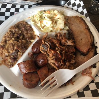 Hello Sweetie BBQ & More - Good eats. Pulled pork was moist brisket great great slaw and red beans w rice sausage yumm. - Barbeque Near Me - Georgetown, Texas Hello Sweetie BBQ & More - Good eats. Pulled pork was moist brisket great great slaw and red beans w rice sausage yumm. - Barbeque Near Me - Georgetown, Texas