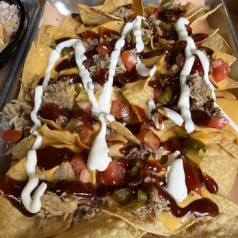 Bushy Mountain State Pen - The warden's table smoked Pork nachos - Distilleries Near Me - Petros, Tennessee Bushy Mountain State Pen - The warden's table smoked Pork nachos - Distilleries Near Me - Petros, Tennessee