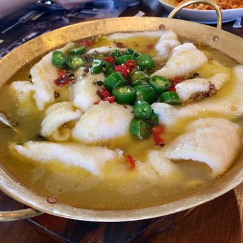 Sichuan Impression - Boiled fish with rattan pepper (very tender) - Szechuan Near Me - Alhambra, California