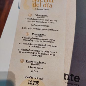D'Platos - Menu of the Day - Wine Bars Near Me - Granada, GR