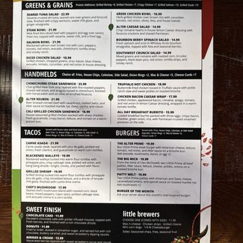 Alter Brewing + Kitchen - Menu - Brewpubs Near Me - Saint Charles, Illinois Alter Brewing + Kitchen - Menu - Brewpubs Near Me - Saint Charles, Illinois